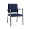 Lesro Newport Guest Chair Metal Frame, Charcoal, MD Ink Upholstery NP1101 - alternate 1